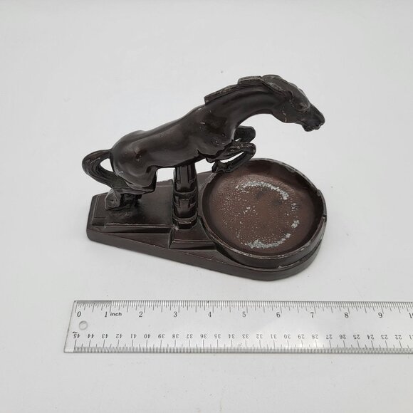 Art Deco Jumping Horse Ashtray Nuart Creations - Picture 6 of 6